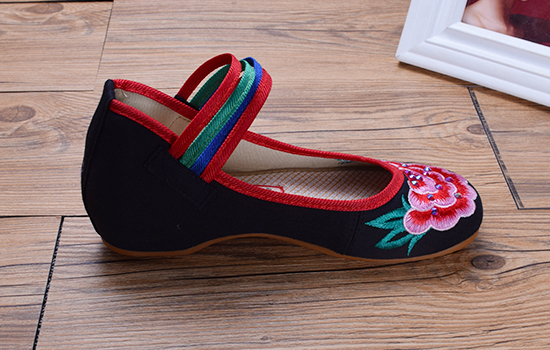 老北京布鞋，京城印象布鞋，128025C黑色