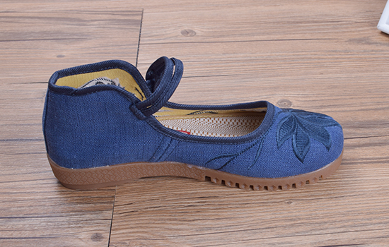 老北京布鞋，京城印象布鞋，01500C蓝色